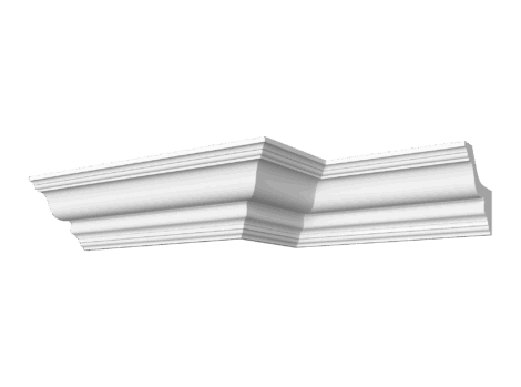 Гладкотянутый карниз ДС-КГ14, 130Hx150мм