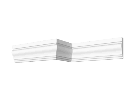 Гладкотянутый карниз ДС-КГ17, 50Hx15мм