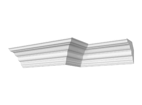Гладкотянутый карниз ДС-КГ40, 130Hx145мм