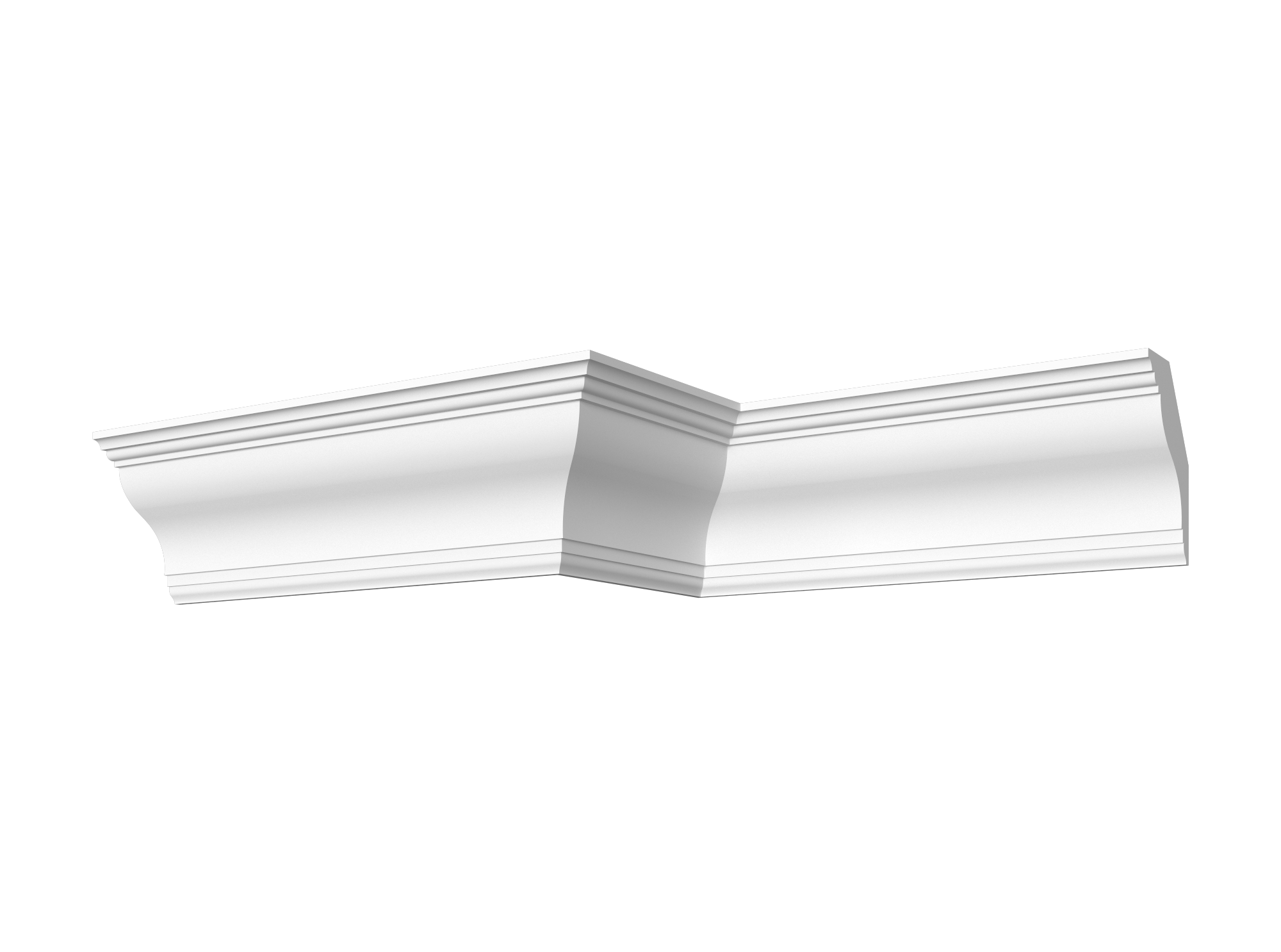 Гладкотянутый карниз ДС-КГ45, 200Hx140мм