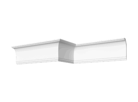 Гладкотянутый карниз ДС-КГ46, 210Hx90мм