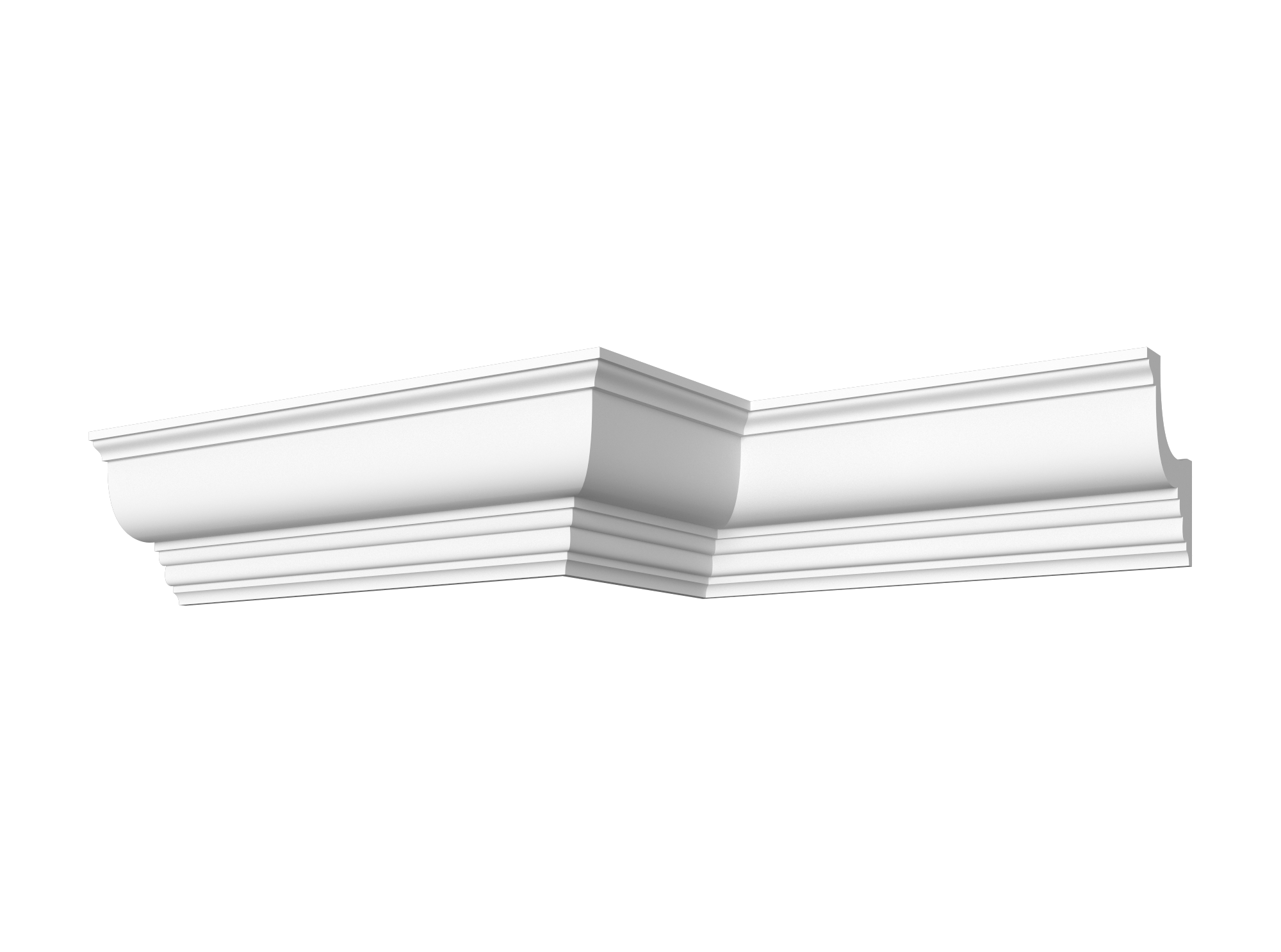 Гладкотянутый карниз ДС-КГ55, 90Hx70мм