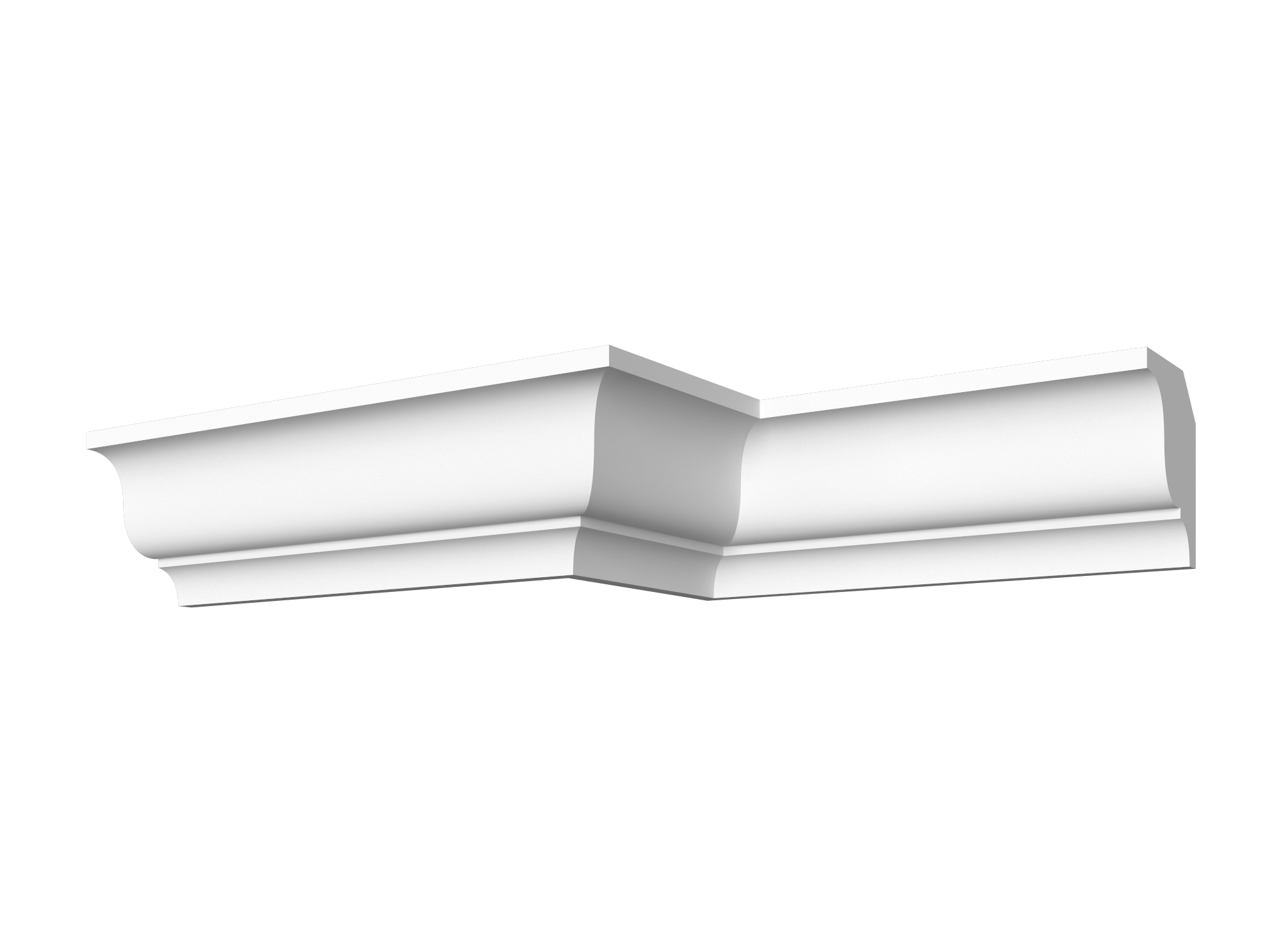 Гладкотянутый карниз ДС-КГ114, 90Hx76мм