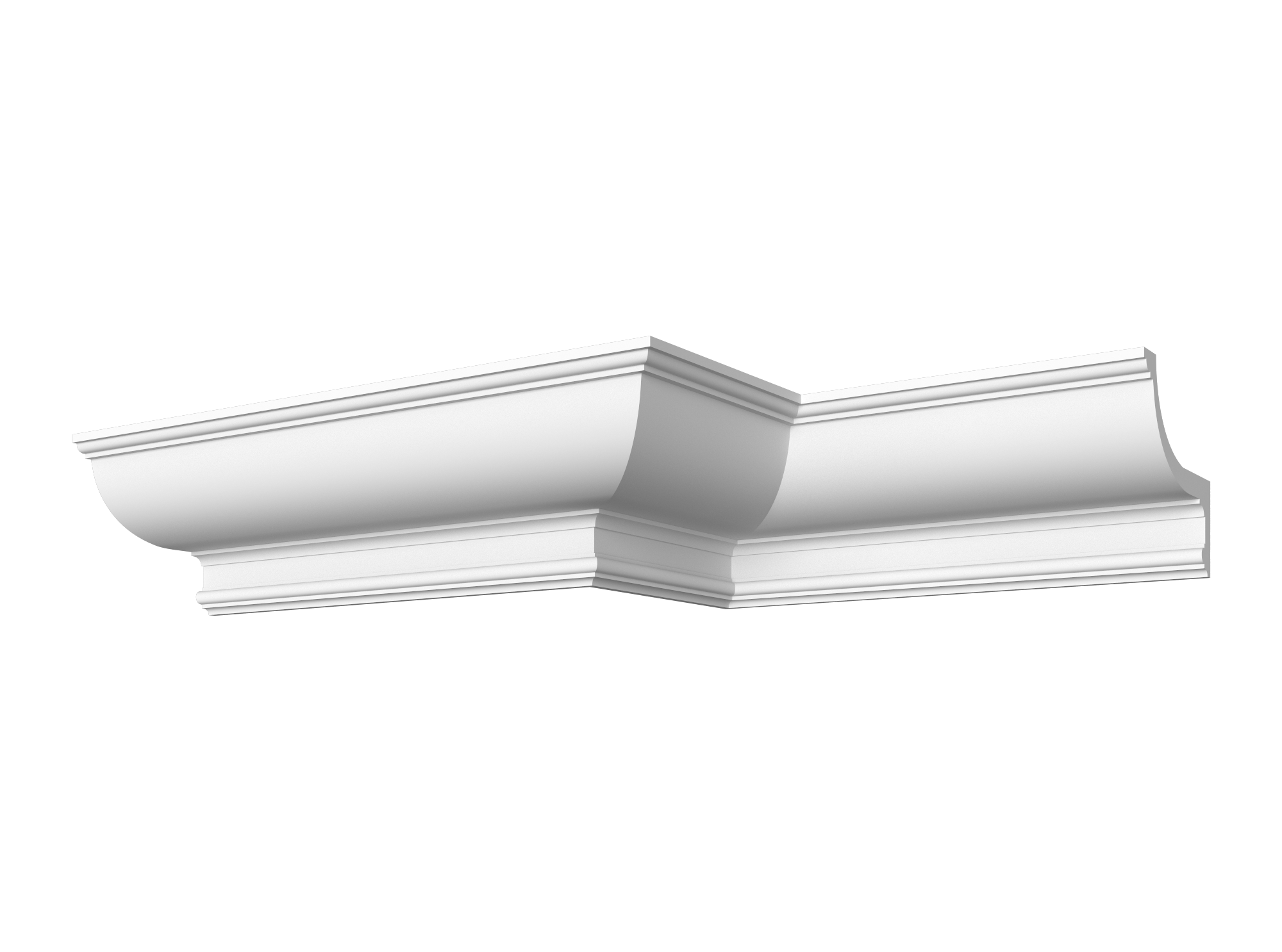 Гладкотянутый карниз ДС-КГ67, 175Hx200мм