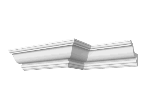 Гладкотянутый карниз ДС-КГ72, 130Hx150мм